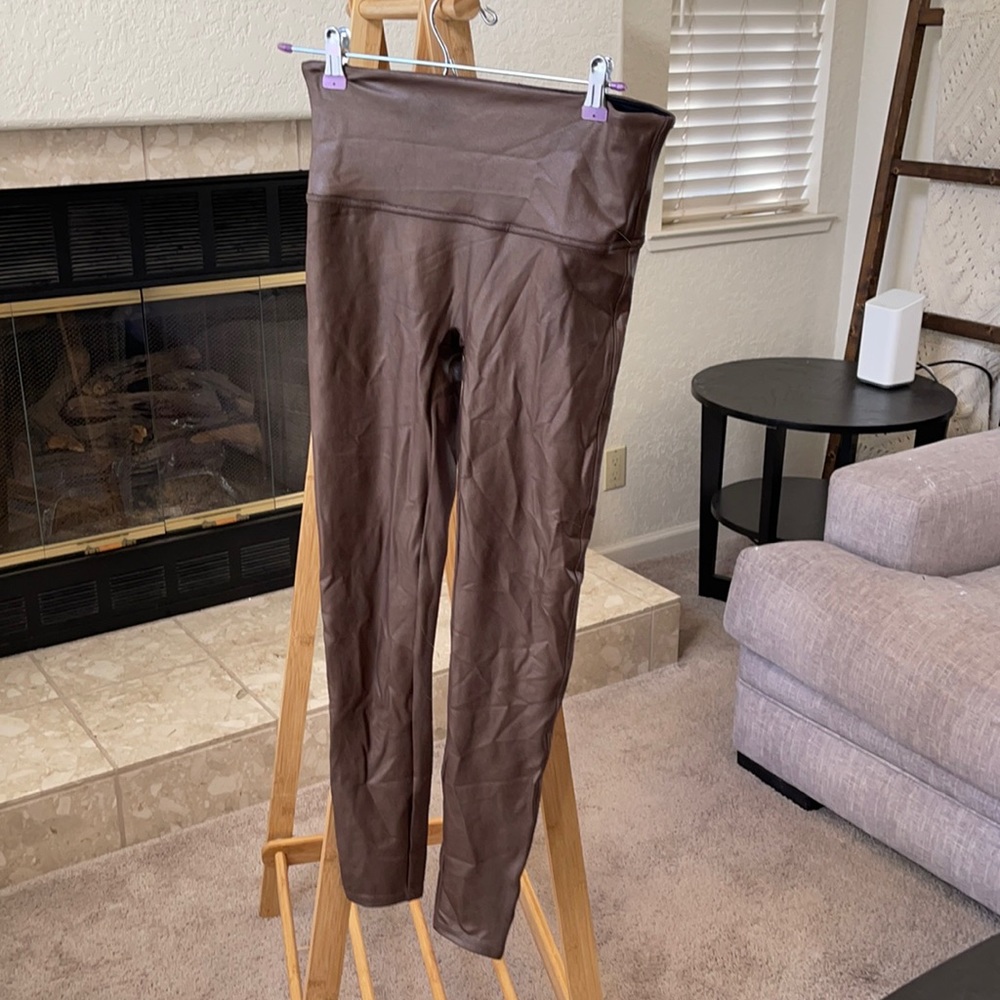 Spanx faux leather leggings